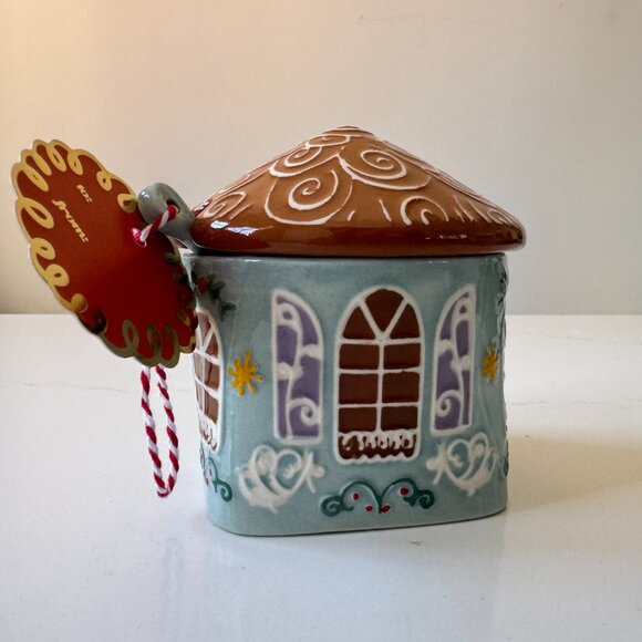 Ginger Ceramic Stoneware Sugar Bowl 3pc SET by Anthropologie NWT - Picture 9 of 10